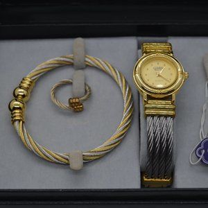 Giovani Beverly Hills Cables Collection Bracelet, Ring, and Watch